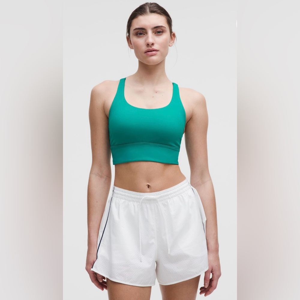 NWT Lululemon Women's Energy Longline Bra-Teal